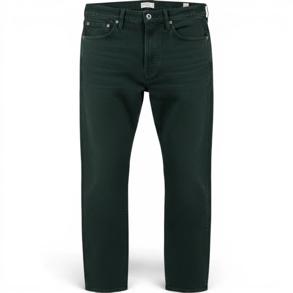 Levi's Jeans Mens 36x34 Hunter Green 501 Original Straight Leg Button Fly Cotton